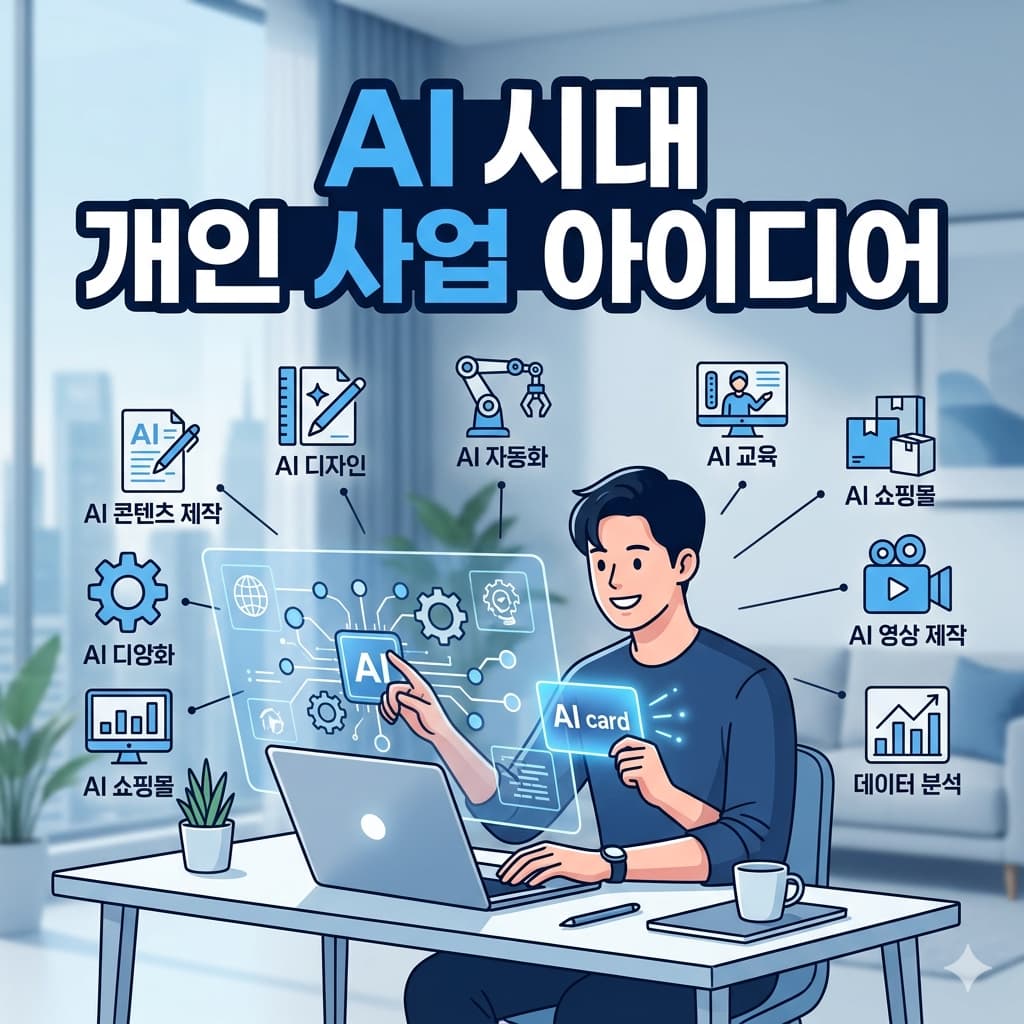 AI 시대 개인 사업 아이디어 7가지 현실 전략 가이드