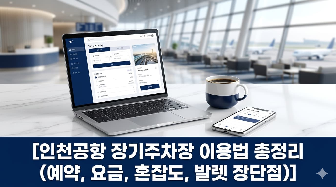 인천공항 장기주차장 이용법 총정리 2026(예약, 요금, 혼잡도, 발렛 장단점)