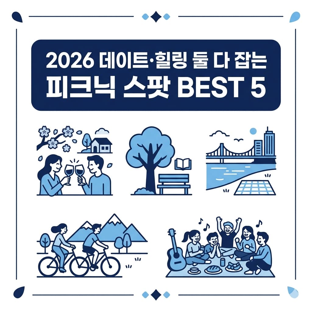 2026 데이트·힐링 둘 다 잡는 피크닉 스팟 BEST 5