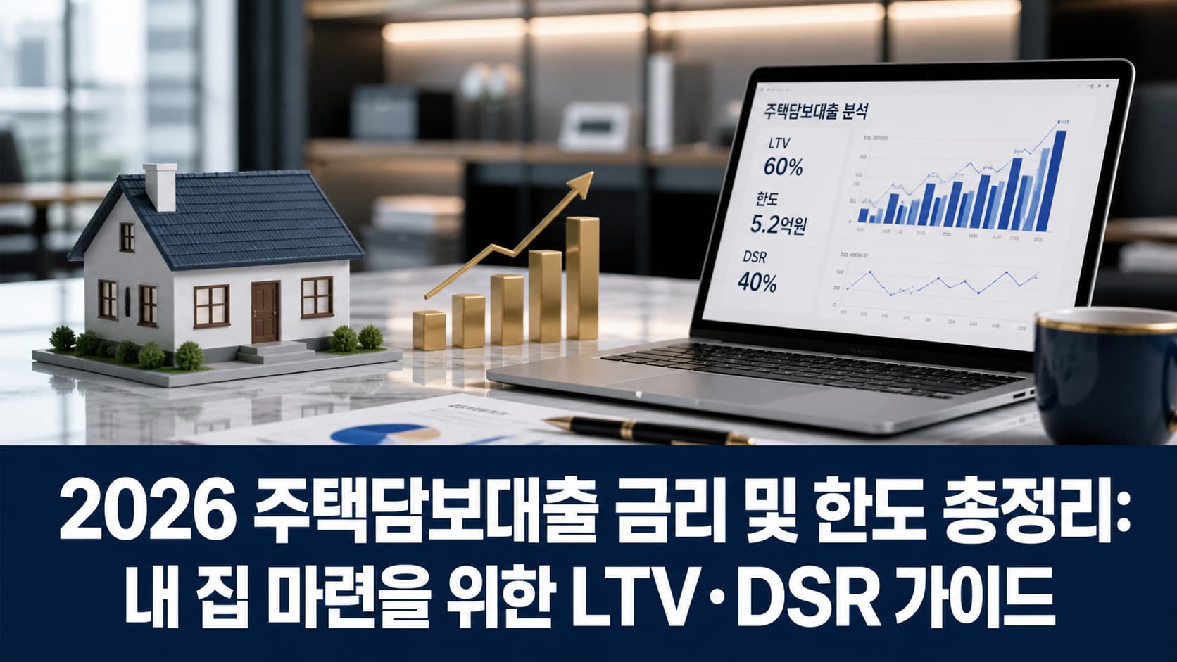 2026 주택담보대출 금리 및 한도 총정리: 내 집 마련을 위한 LTV·DSR 가이드